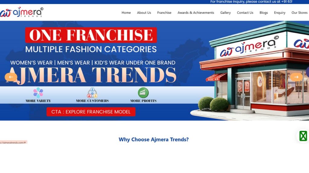 Retail Store Franchise in India