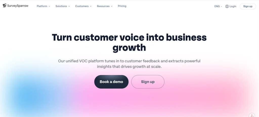 Customer Feedback Tool - SurveySparrow