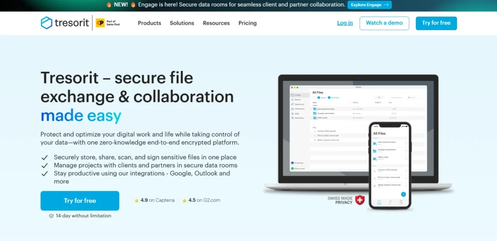Cloud Storage Alternative - Tresorit