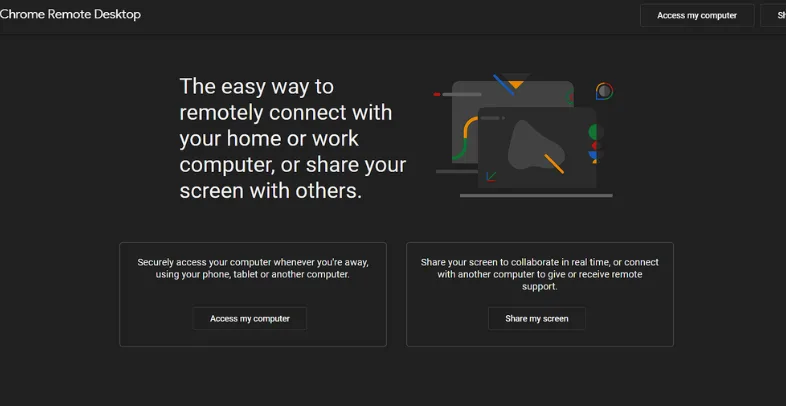 AnyDesk Alternatives - Chrome Remote Desktop
