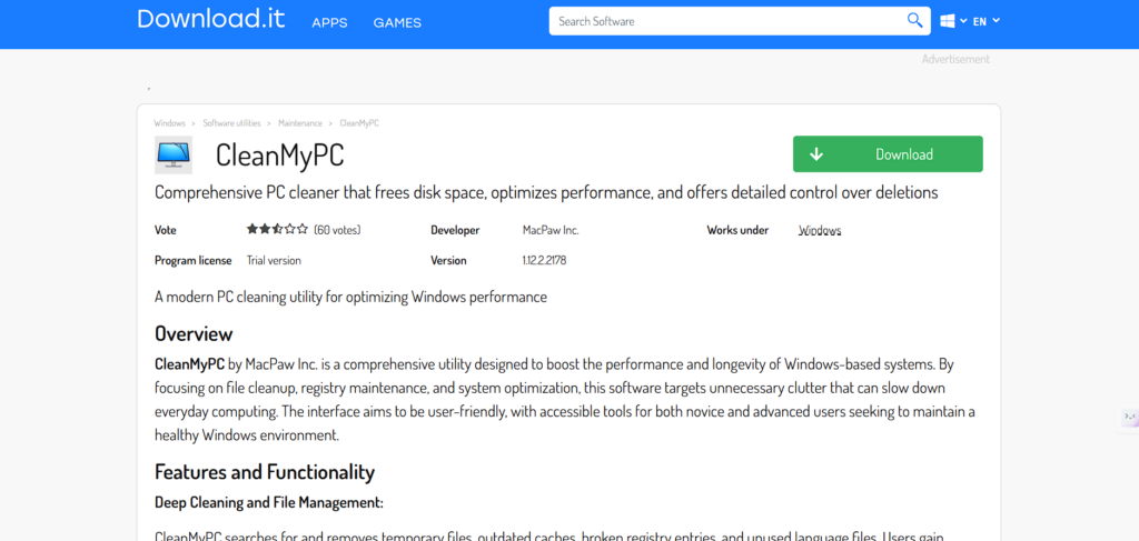 Disk Cleanup Software - CleanMyPC