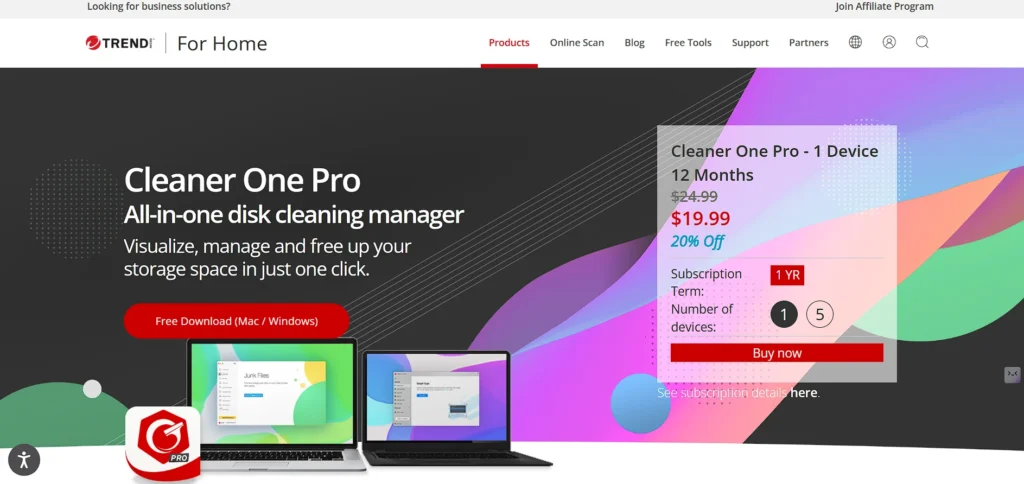 Disk Cleanup Software - Cleaner One Pro
