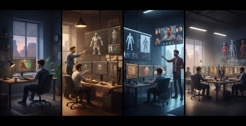 Different Hiring Options for Character Artists