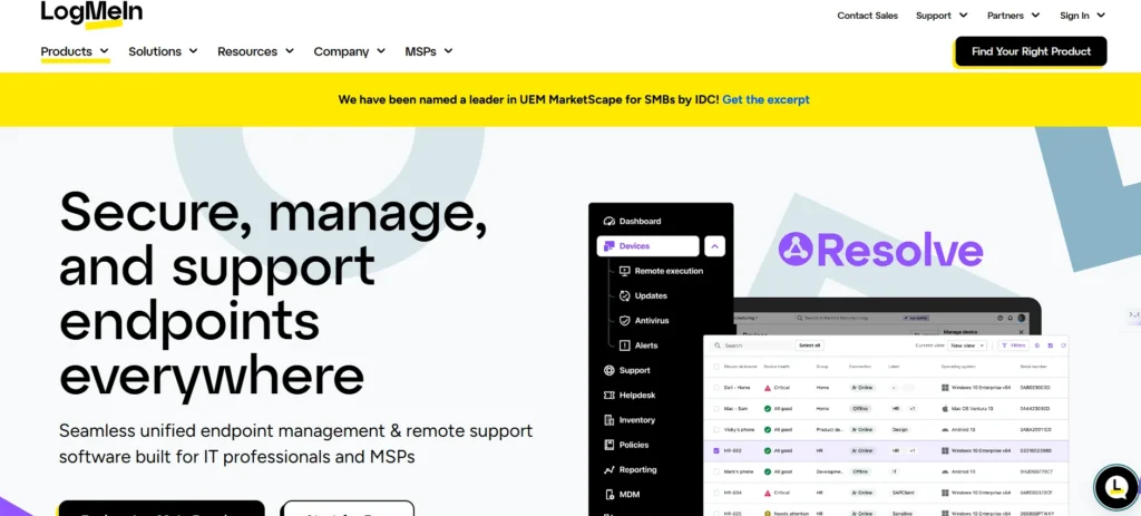 AnyDesk Alternatives - LogMeIn Pro
