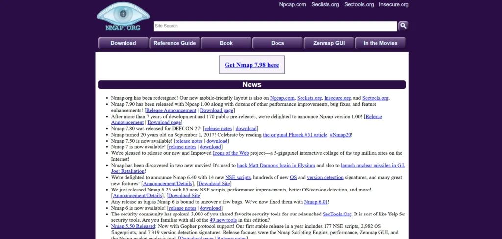 Open Source Cybersecurity Tool - NmapÂ