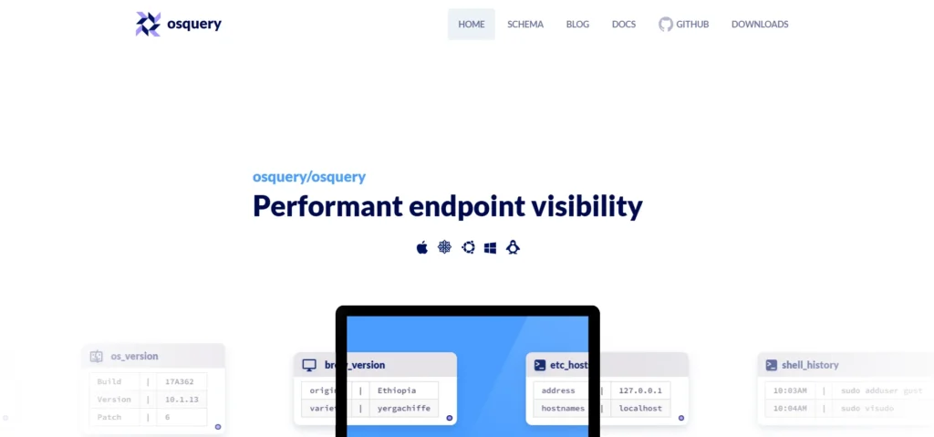 Open Source Cybersecurity Tool - OSQuery