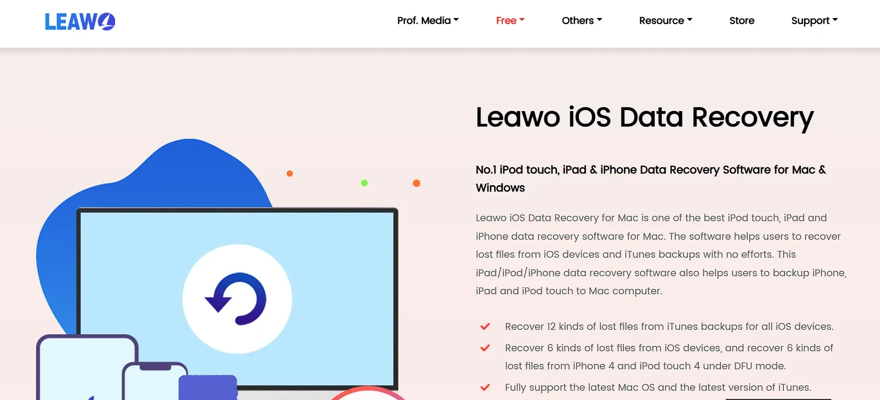 15 Best iPhone Data Restore Software - Leawo iOS Data Recovery