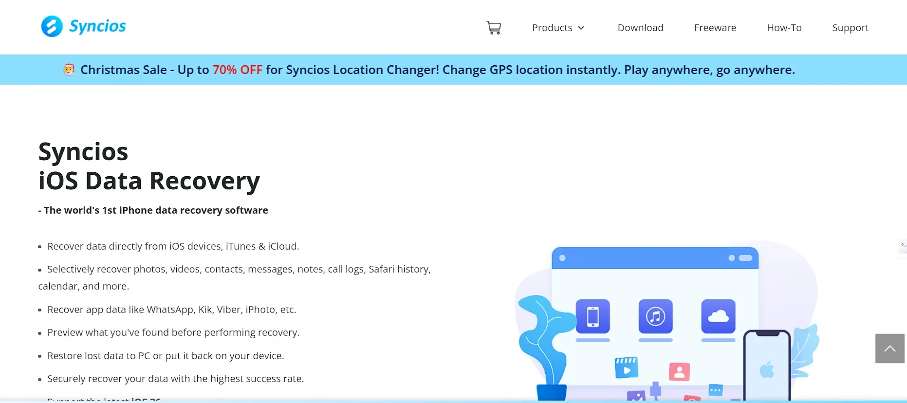 15 Best iPhone Data Restore Software - Syncios iOS Data Recovery