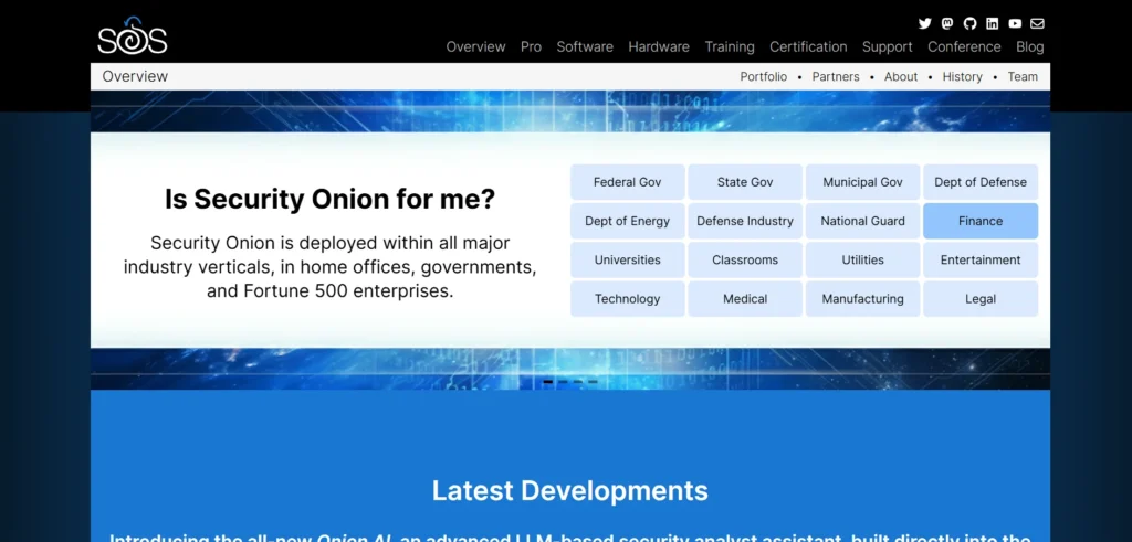 Open Source Cybersecurity Tool - Security OnionÂ