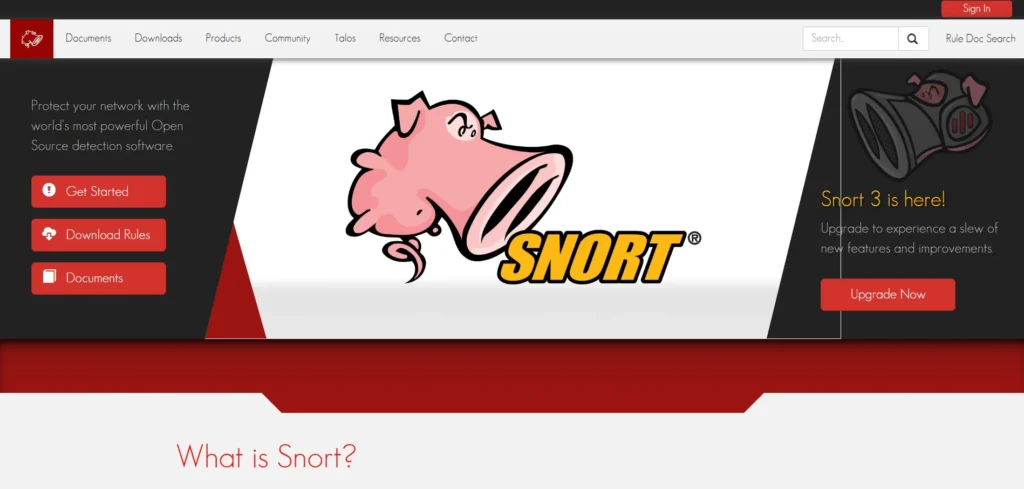 Open Source Cybersecurity Tool - SnortÂ