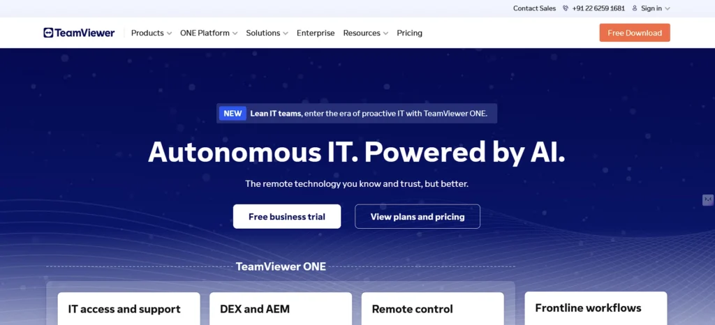 AnyDesk Alternatives - TeamViewer