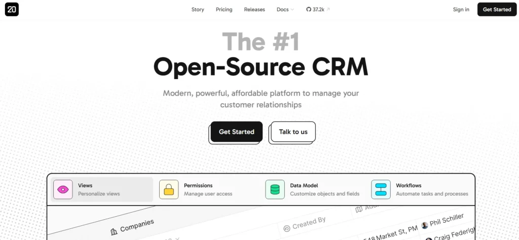 Fundraising CRM Platform - Twenty CRM