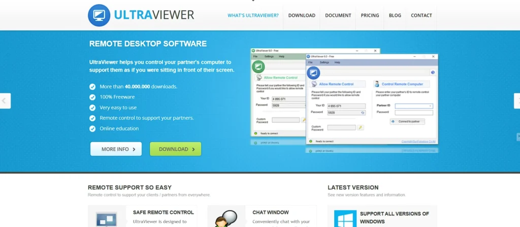 AnyDesk Alternatives - UltraViewer