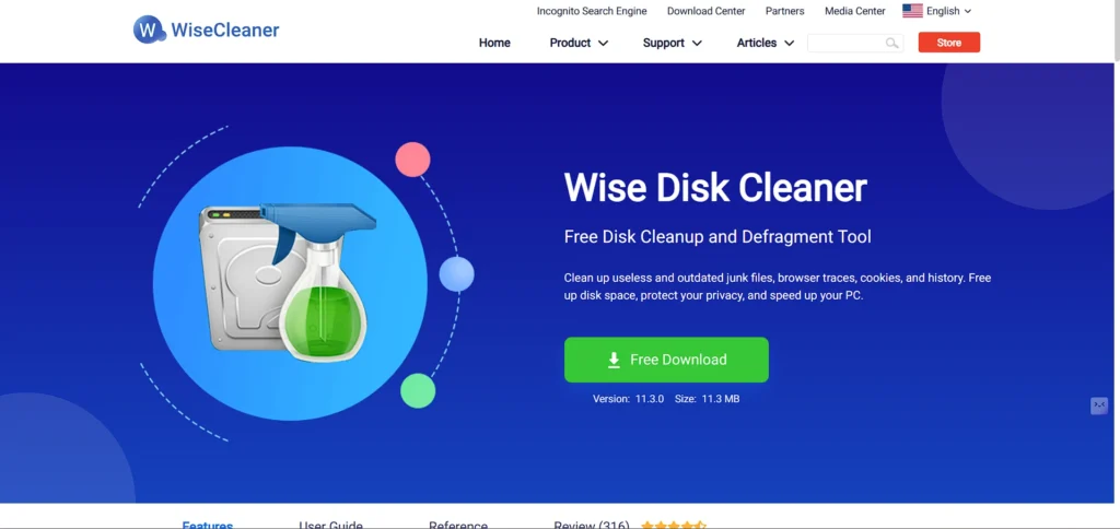 Disk Cleanup Software - Wise Disk Cleaner