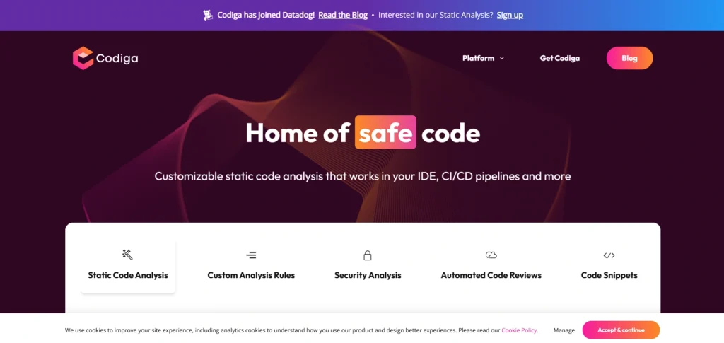 ai coding tool - Codiga