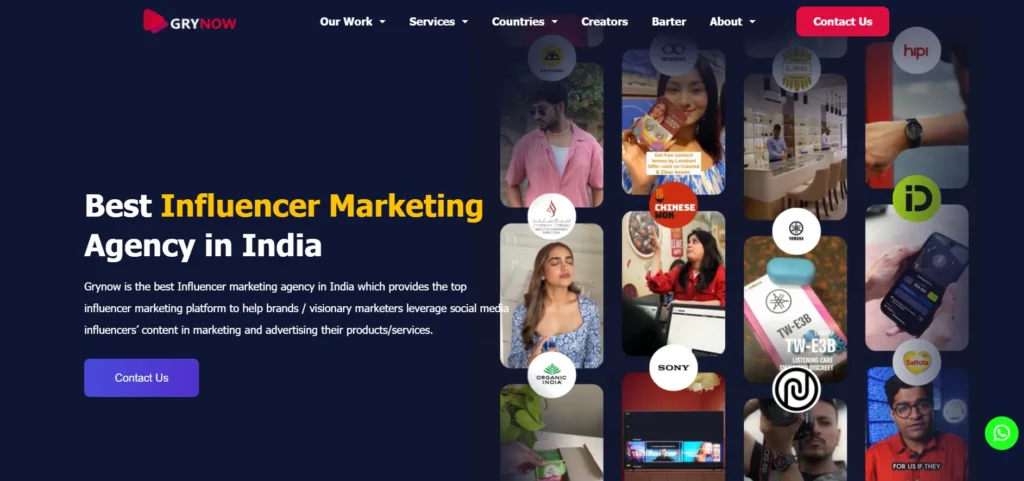 Influencer Marketing Agency in Dubai - Grynow