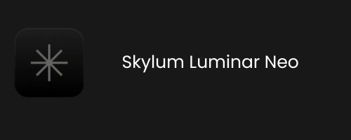 Photo Editing App - Skylum Luminar Neo