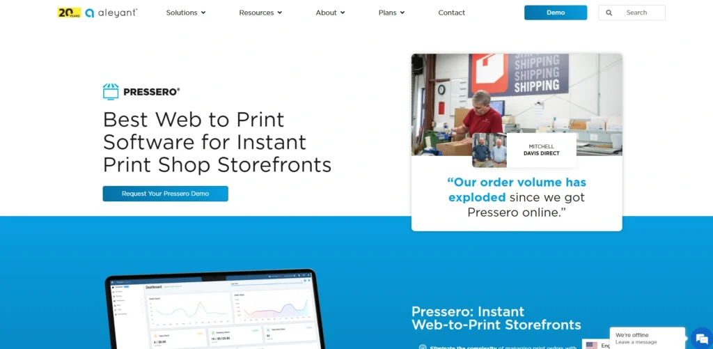 Web-to-Print Software-Aleyant Pressero