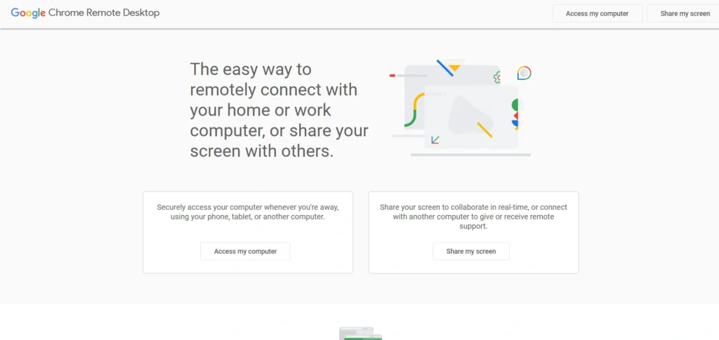 Free Remote Access Software - Chrome Remote Desktop