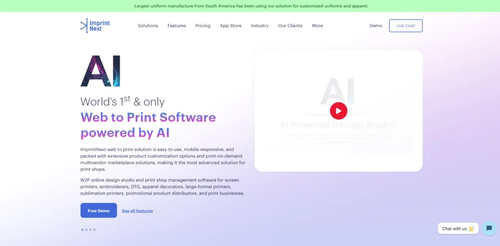 Web-to-Print Software-ImprintNext