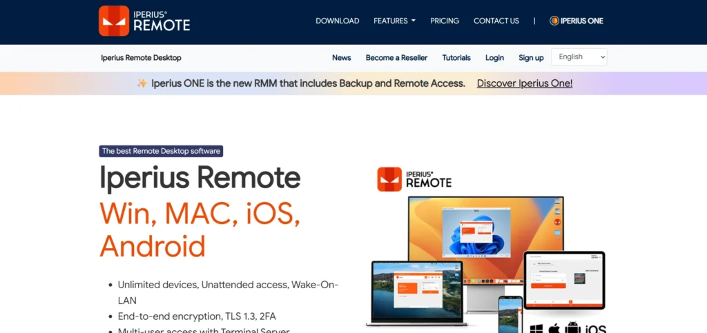 Free Remote Access Software - Iperius Remote