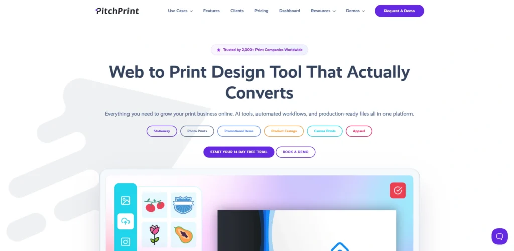 Web-to-Print Software- PitchPrint