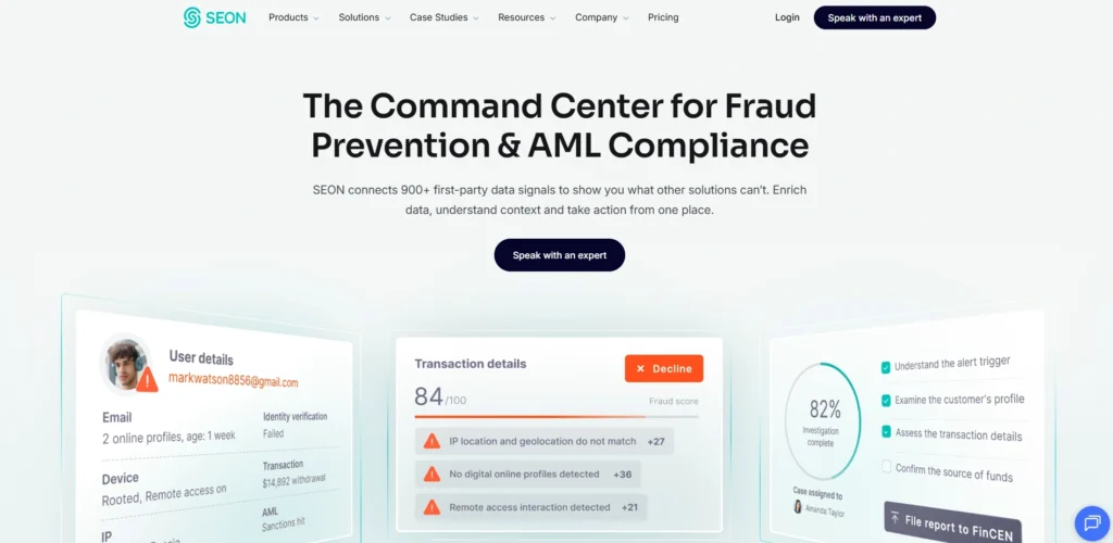 Fraud Detection Software -SEON