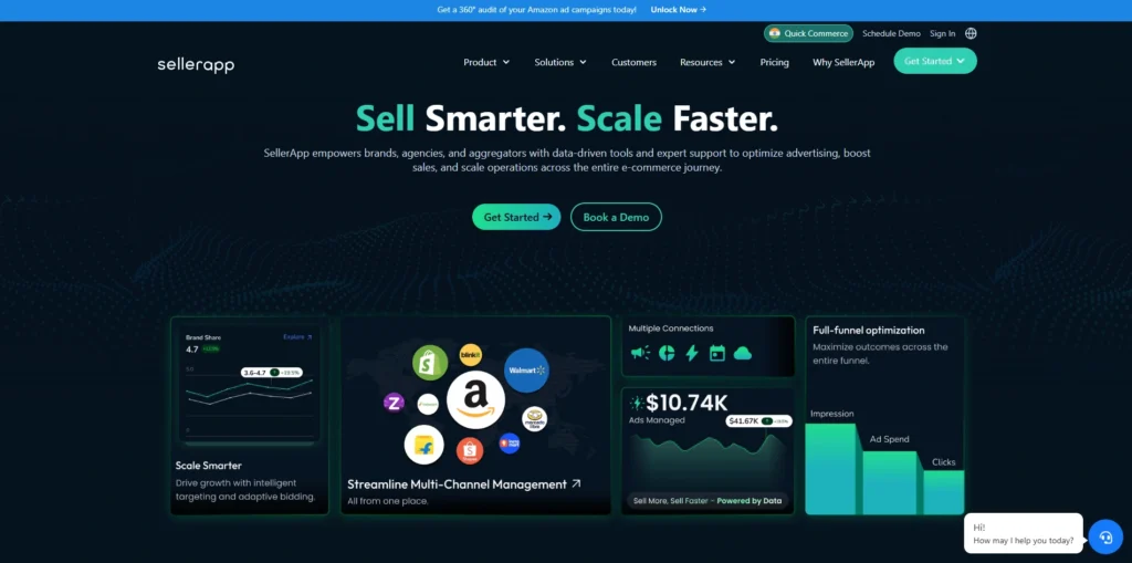 Amazon PPC Software Tools-SellerApp