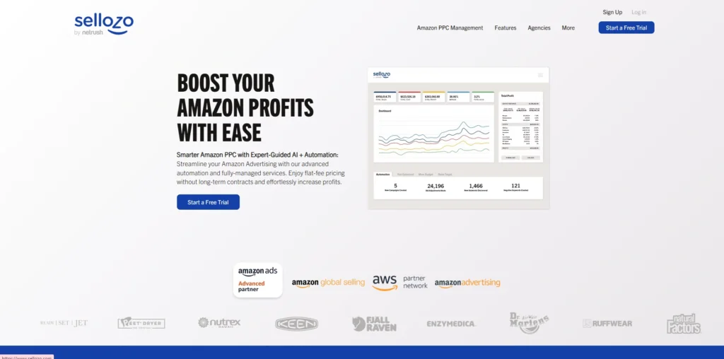 Amazon PPC Software Tools-Sellozo