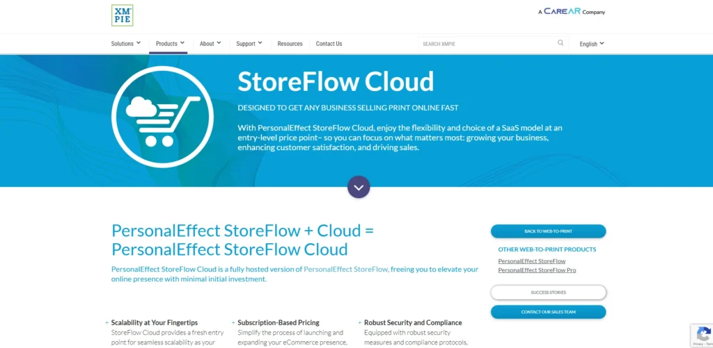 Web-to-Print Software-XMPie StoreFlow