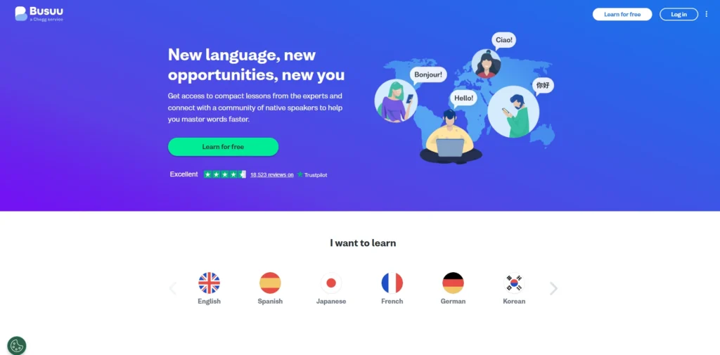 Apps for Learning Spanish-Busuu 