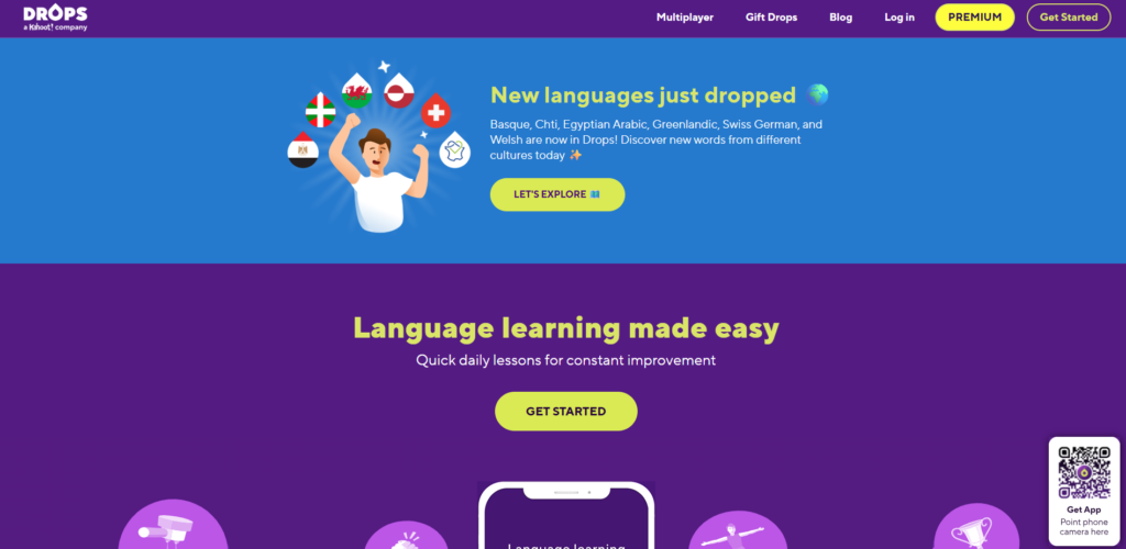 Apps for Learning Spanish-Drops