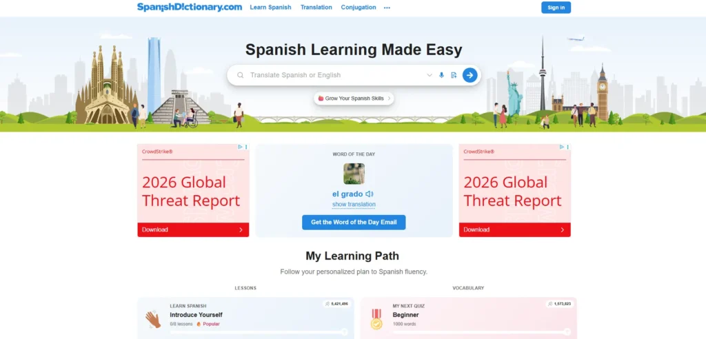 Apps for Learning Spanish-SpanishDict 