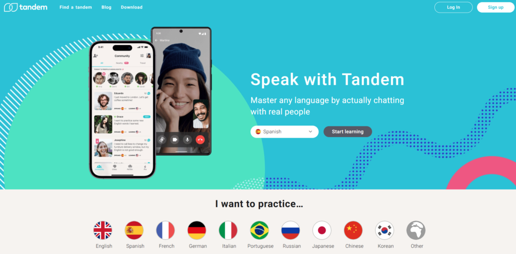 French Learning Apps -Tandem 