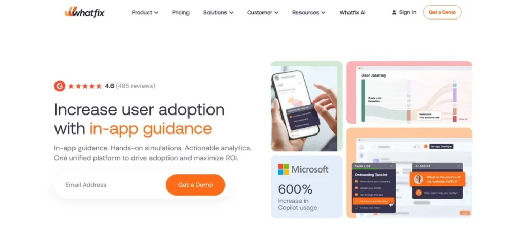 WalkMe Alternatives-Whatfix