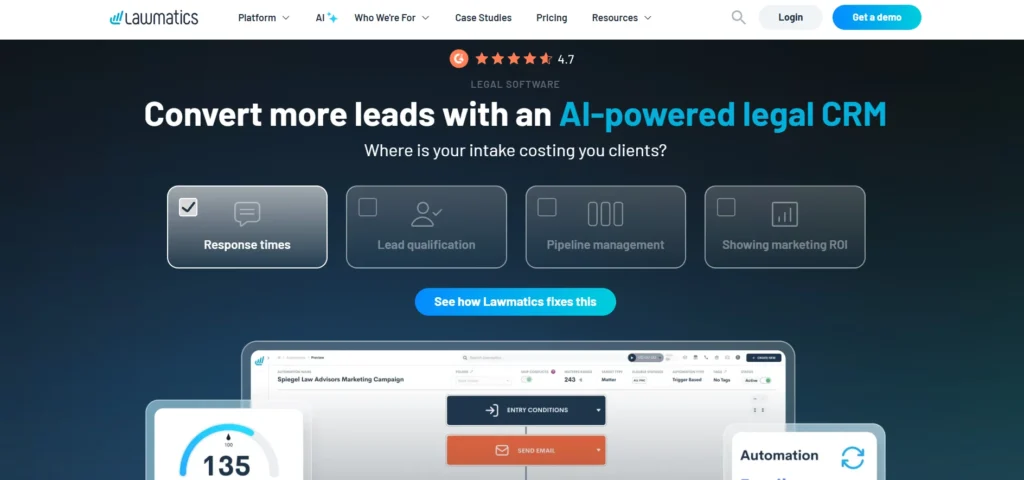 AI-Powered Legal Marketing Platform - Lawmatics