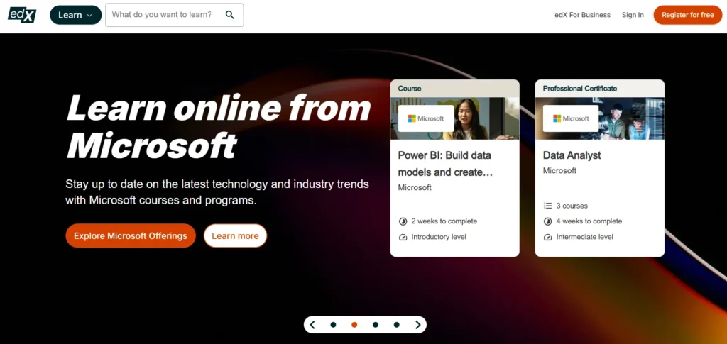 LinkedIn Learning Alternative - edX
