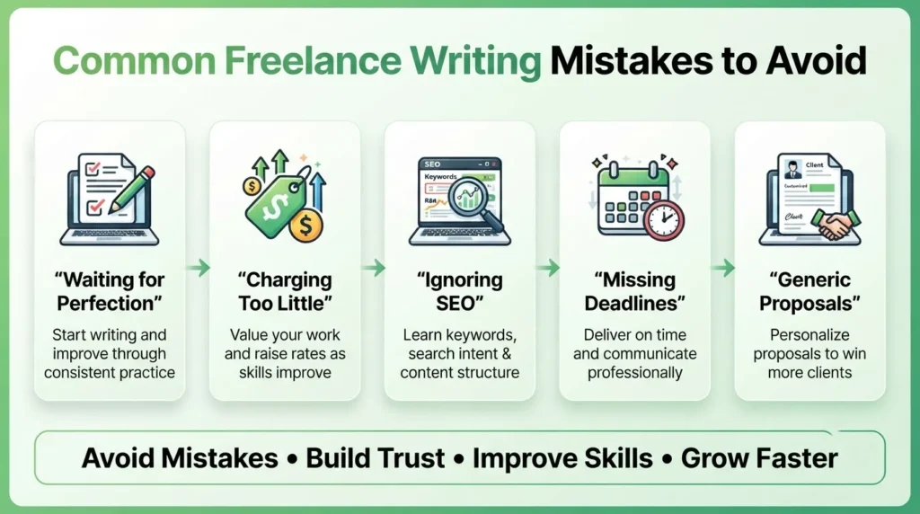 Common Mistakes Beginners Should Avoid in Freelance Writing
