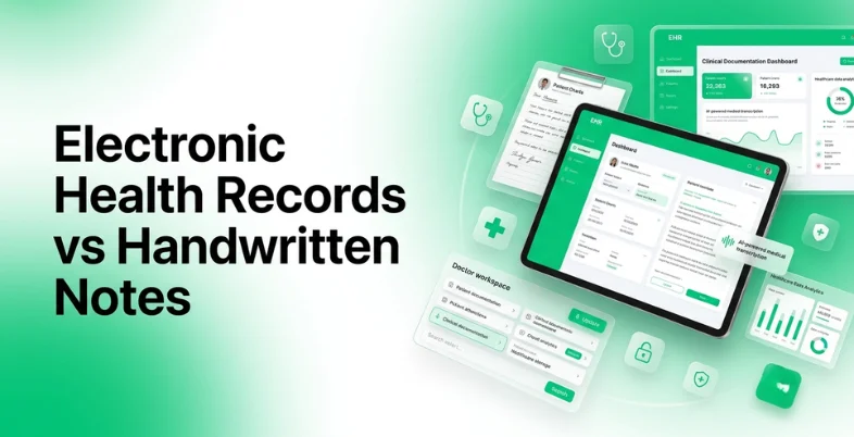 Electronic Health Records vs Handwritten Notes Which Method Streamlines Dictating Clinical Notes