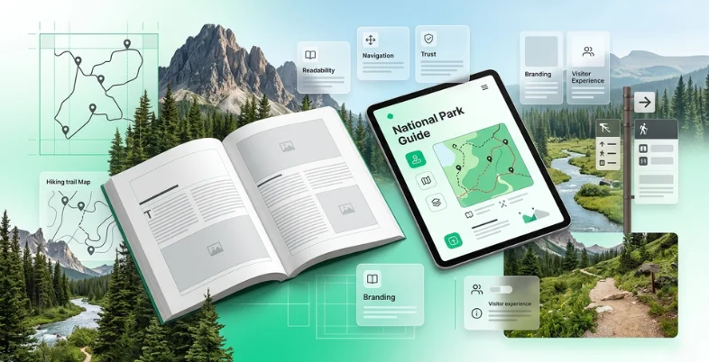 Why Typography Matters for National Park Travel Guides, Outdoor Brands, and Visitor Trust