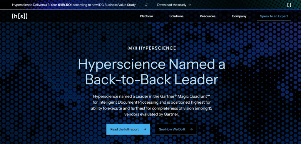 OCR Handwriting Recognition Software - Hyperscience