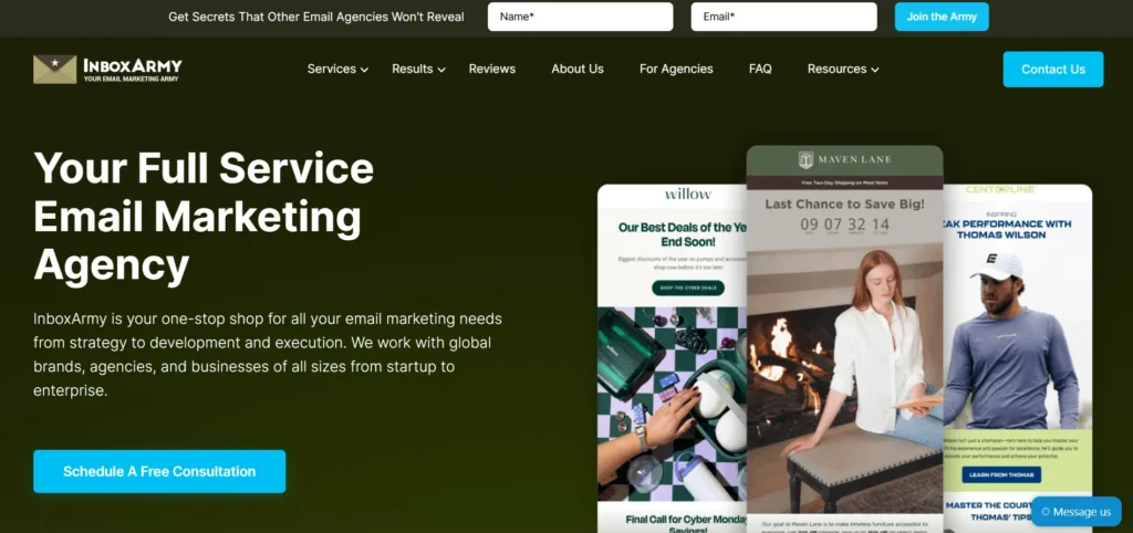 Email Marketing Automation Agency - InboxArmy