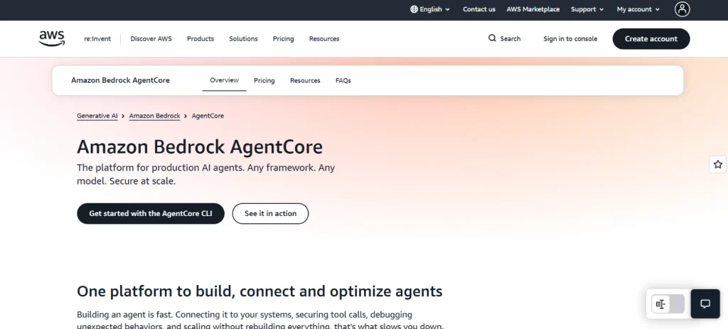 Amazon Bedrock AgentCore - Tool for Managing Multiple AI Agents