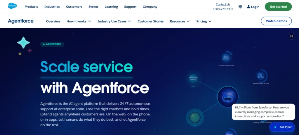 Salesforce Agentforce - Tool for Managing Multiple AI Agents